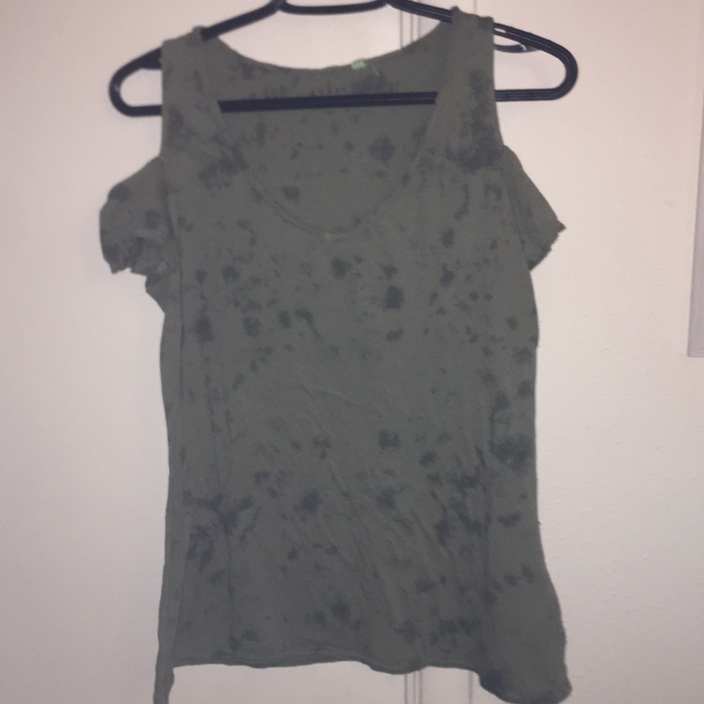Green Guess shirt